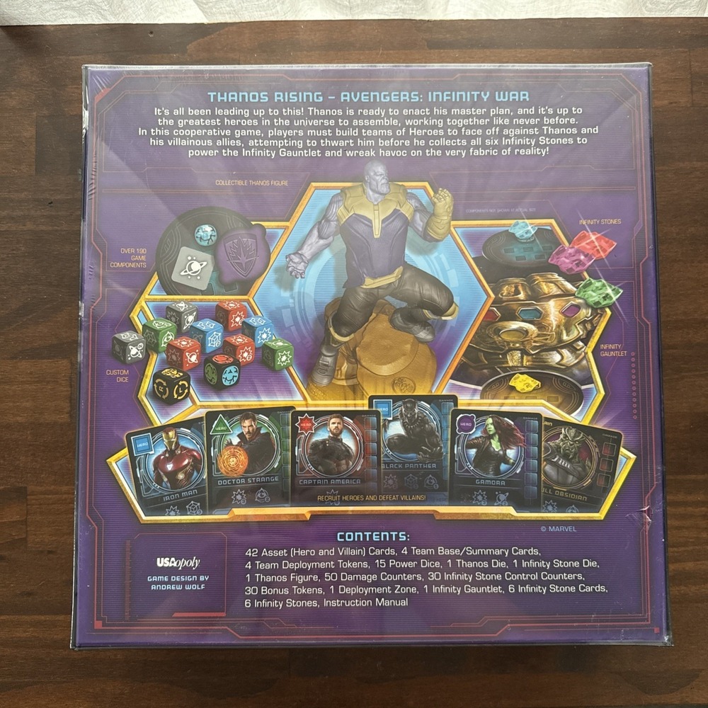 Thanos Rising Avengers Infinity War Board Game Sealed 2–4 Players Marvel NEW - Picture 2 of 2